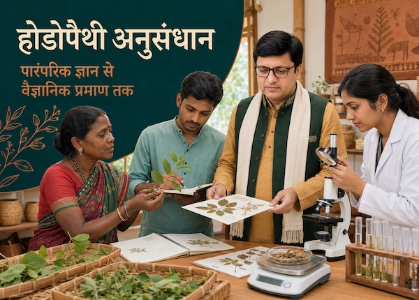 होडोपैथी अनुसंधान में राजीव सिंह द्वारा झारखंड की पारंपरिक औषधीय और वनस्पति ज्ञान परंपरा का अध्ययन