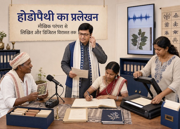 होडोपैथी के प्रलेखन में राजीव सिंह द्वारा झारखंड की पारंपरिक चिकित्सा और औषधीय वनस्पति ज्ञान का दस्तावेजीकरण